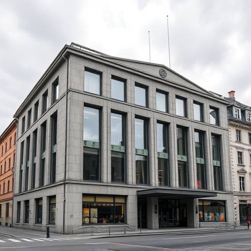 Das Gebäude der Schauspielkunst Akademie Schweiz in Zürich